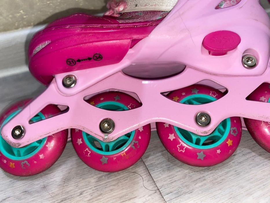 Срочно продается ролики девочковые. 31-34 р.