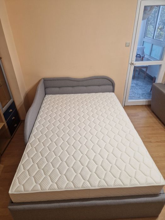 Чисто нова тапицирана спалня с чисто нов матрак Ted Cashmere 140/200