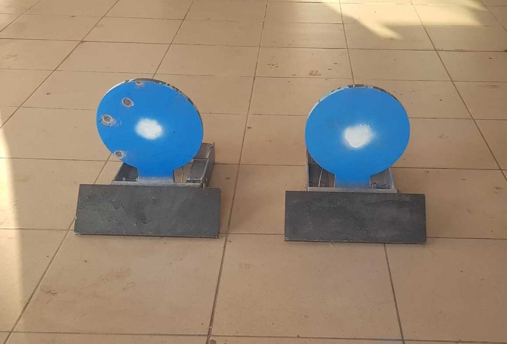 Tinte metalice pistol pusca IDPA IPSC Self setting HARDOX steel target