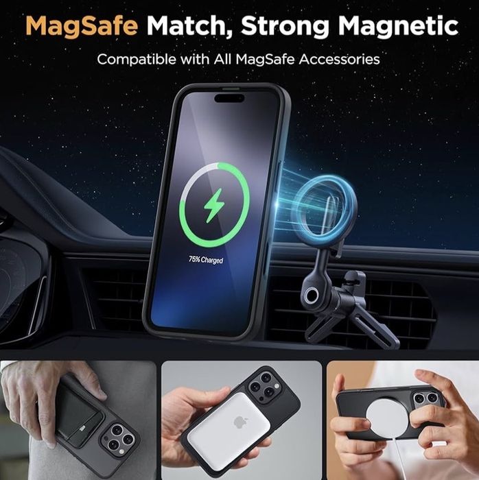 Кейс IPhone 16 pro (съвместим за MagSafe)