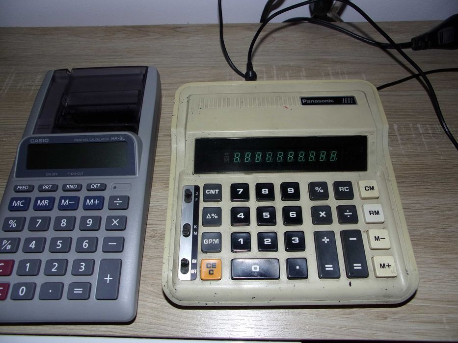 Calculatoare Panasonic si Casio Japan