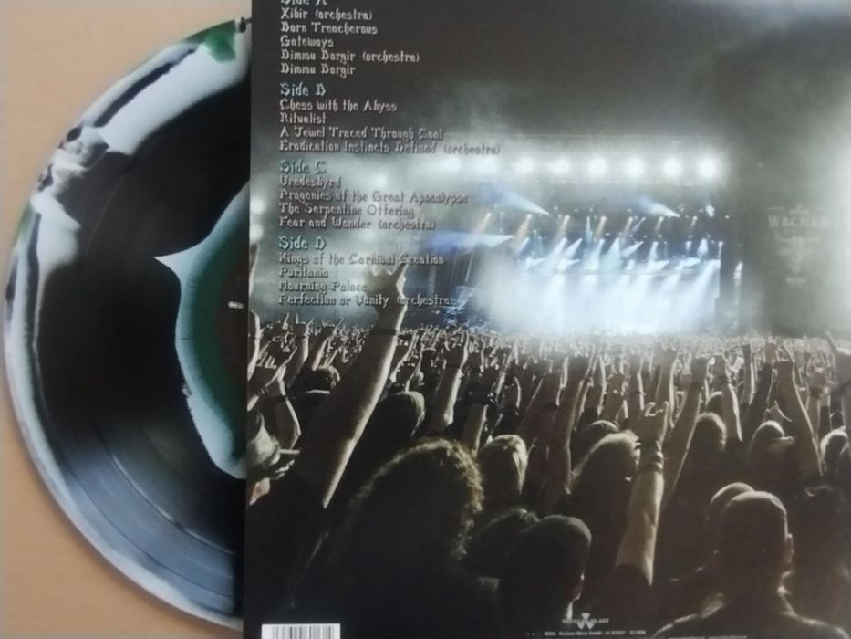 Dimmu Borgir Northern Forces over Wacken черно-зелен Vinyl