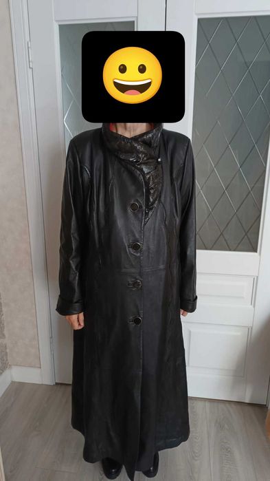 Продам кожаный плащ