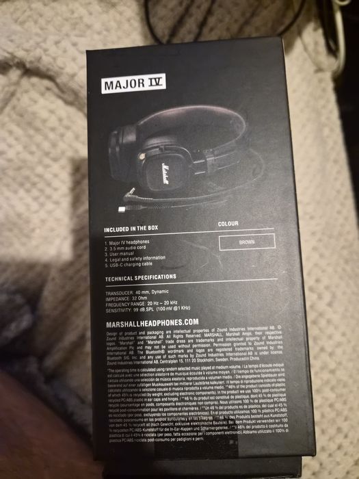 Marshall IV коричнивые