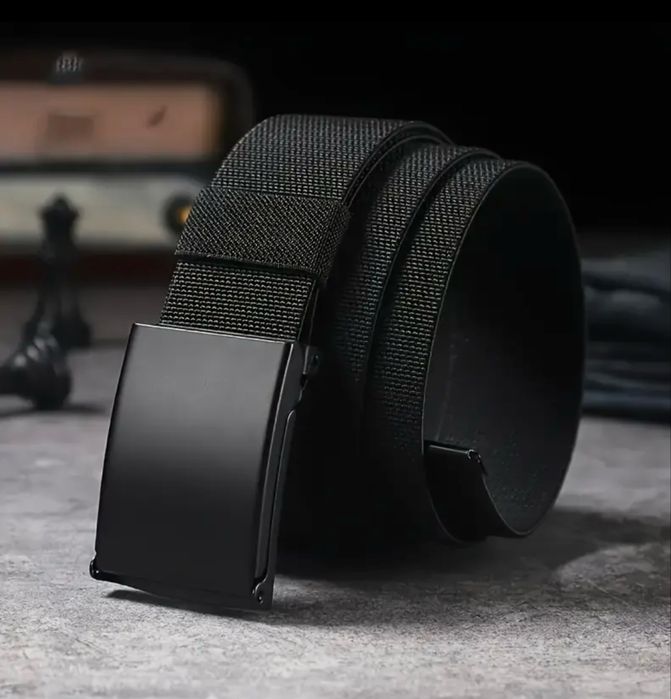 Мъжки плетен колан с автоматична катарама /Универсални за работа,спорт