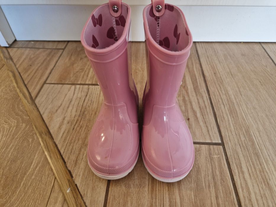 Комплект детски гумиран дъждобран, гащеризон и ботуши - до 2 години