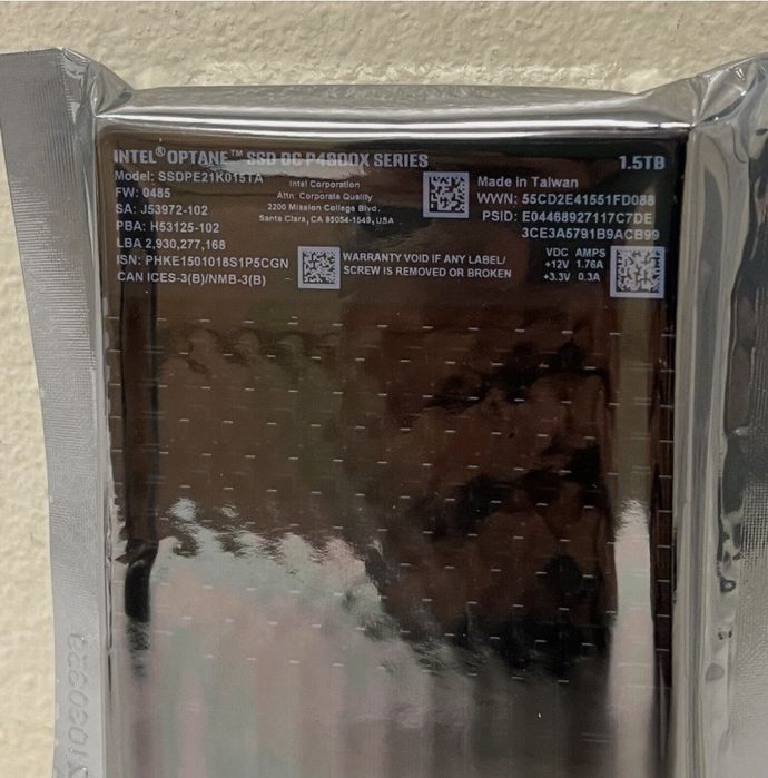 SSD Intel Optane P4800X 1.5TB