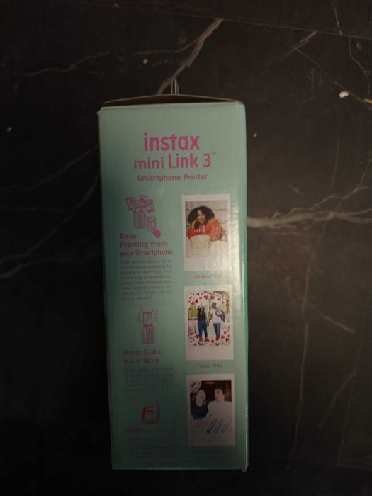 Преносим фотопринтер за смартфон Fujifilm Instax Mini Link 3 (Rose Pink)