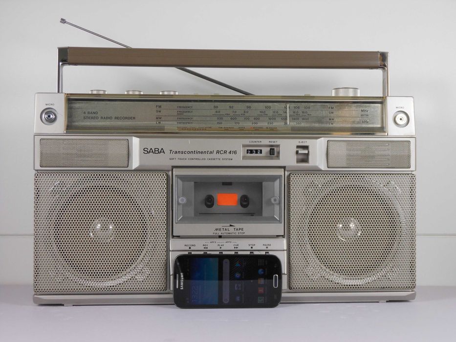 Radiocasetofon SABA RCR 416 – Restaurat complet
