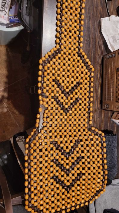 Масажна постелка от дървени топчета шофьорска седалка