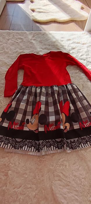 Детска рокличка 116 р с пайети+ Мики маус