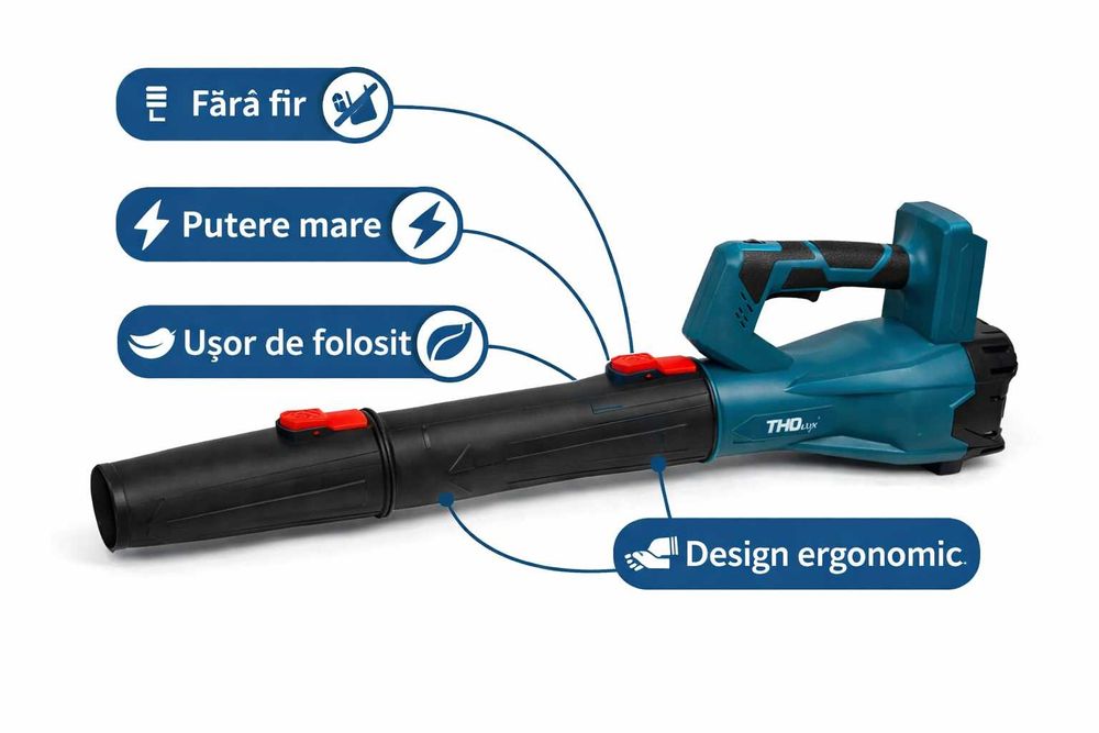 Suflanta frunze THO pe acumulator puternica usoara