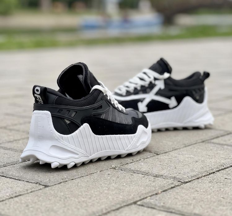 Adidasi OFF White Odsy 1000 Negru Alb - Full Box