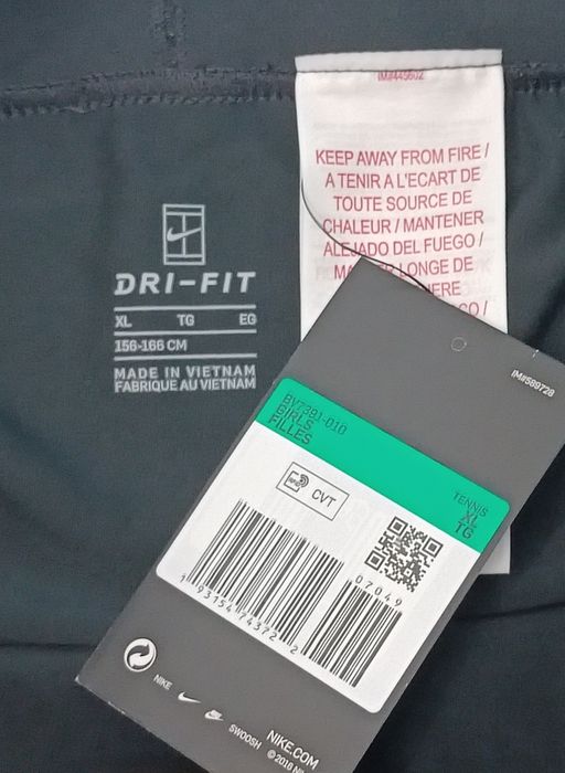 Nike DRI-FIT 2in1 Skirt оригинална пола с клин 2в1 ръст 156-166см Найк