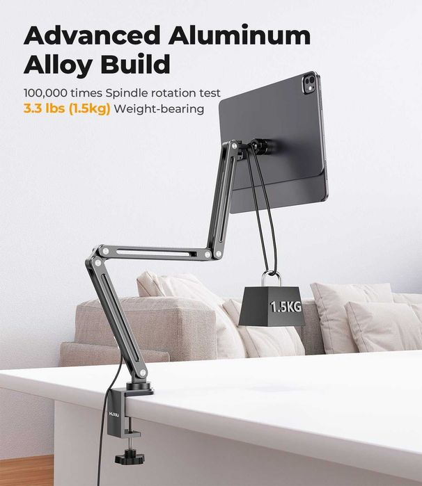 Магнитна безжична зарядна стойка KU XIU за iPad Pro 11" M4 (2024)