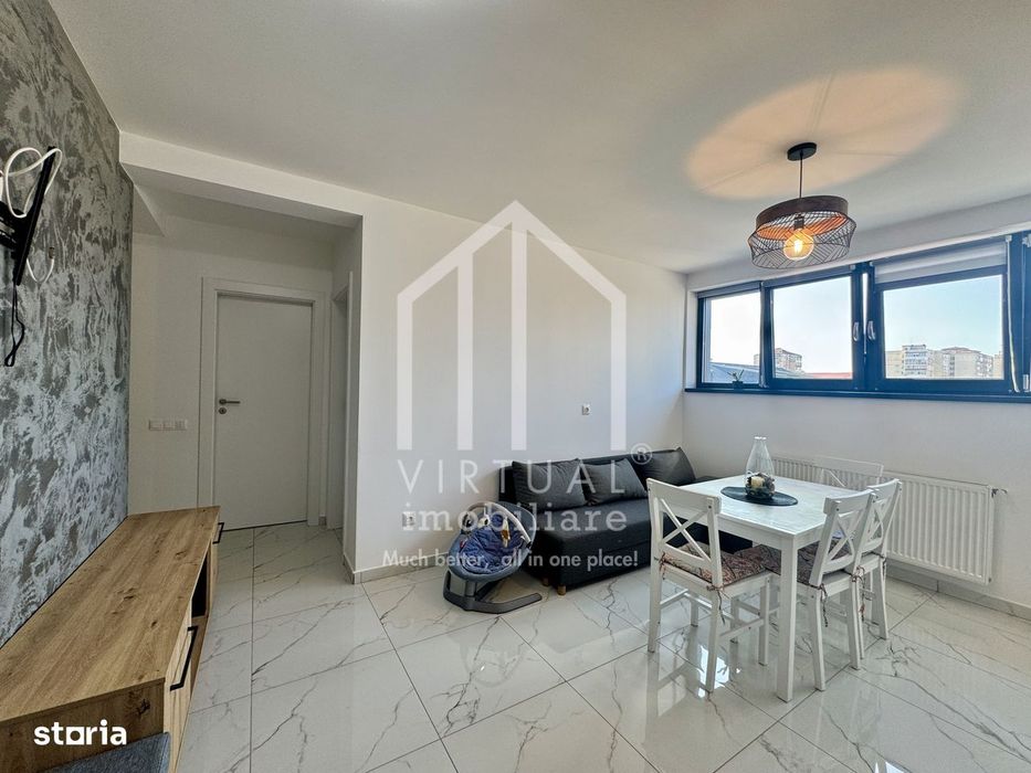 Apartamet cu 2 camere, 52mp utili, loc de parcare, mobilat, Selimbar — fotografia 2