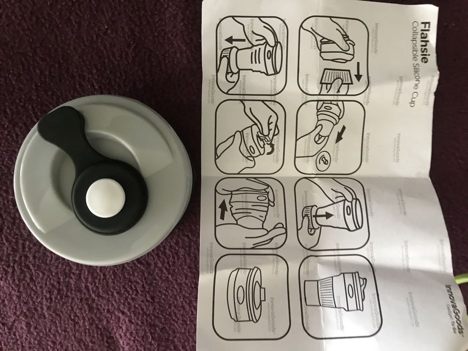 Сгъваема чаша за многократна употреба