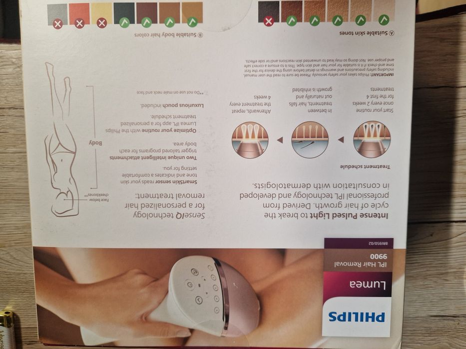Philips lumea ipl hair Removal 9900