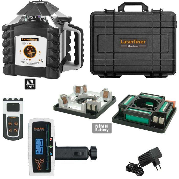 Laserliner Quadrum OneTouch410S — Professional rotatsion lazer nivelir