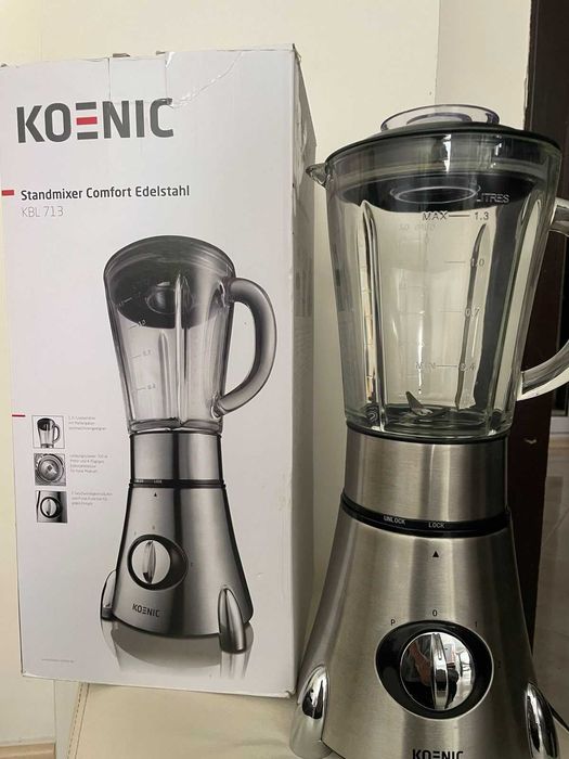 Блендер KOENIC стъклена кана