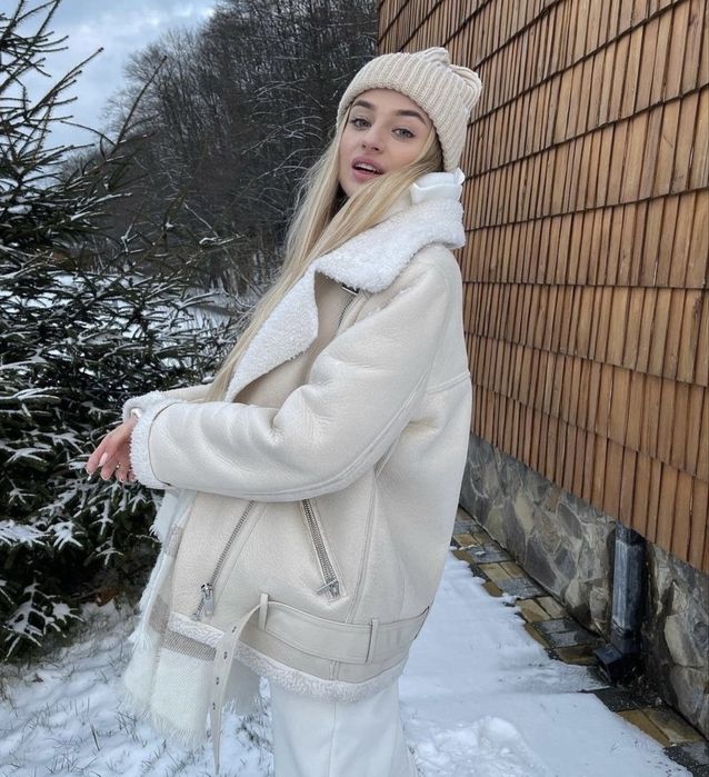 дубленка куртка от Zara