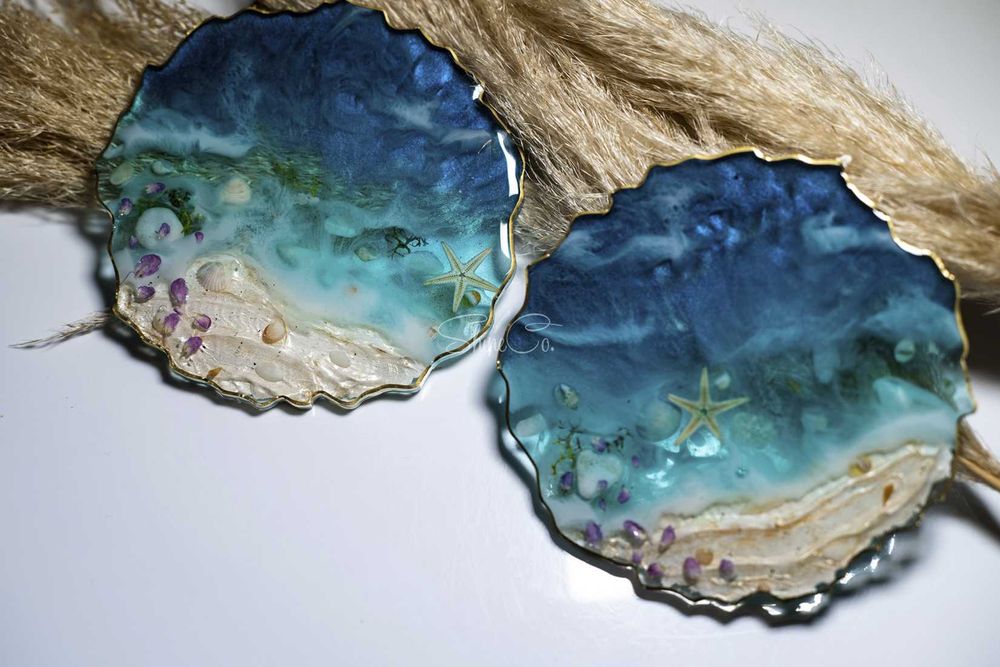 Подложки за чаши от епоксидна смола