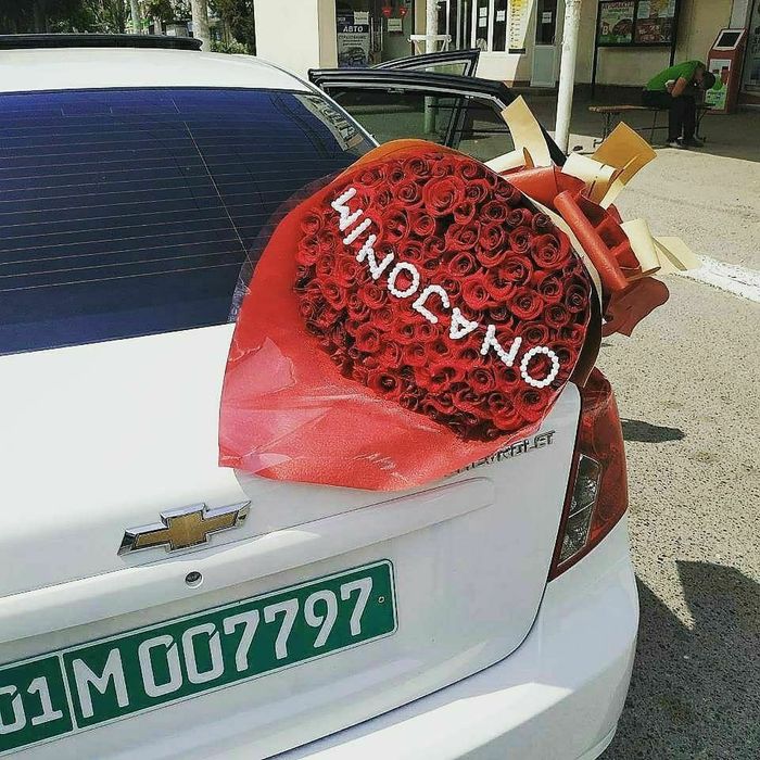 Букет цветы гуллар атиргул gul beket  роза доставка йецт