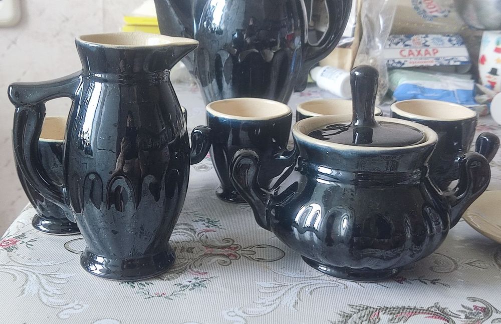 Кофейный сервиз керамический