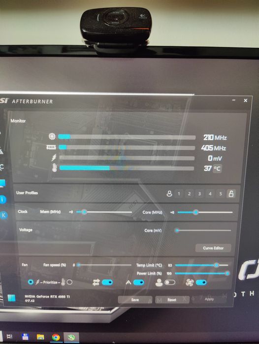 Vand RTX 4060TI MSI 8Gb 3X Ventus