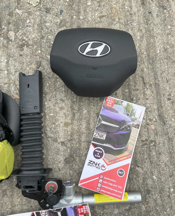 Hyundai Elantra 6 airbag volan / genunchi / pasager / set centuri sig