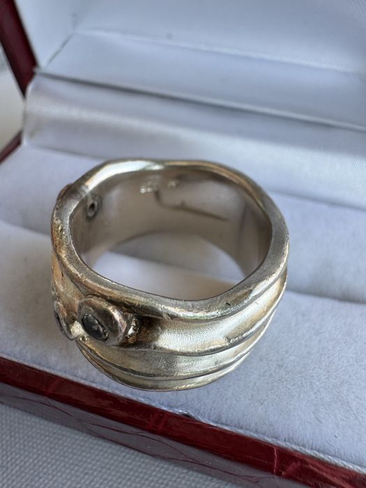 Inel din argint si cubic zirconia