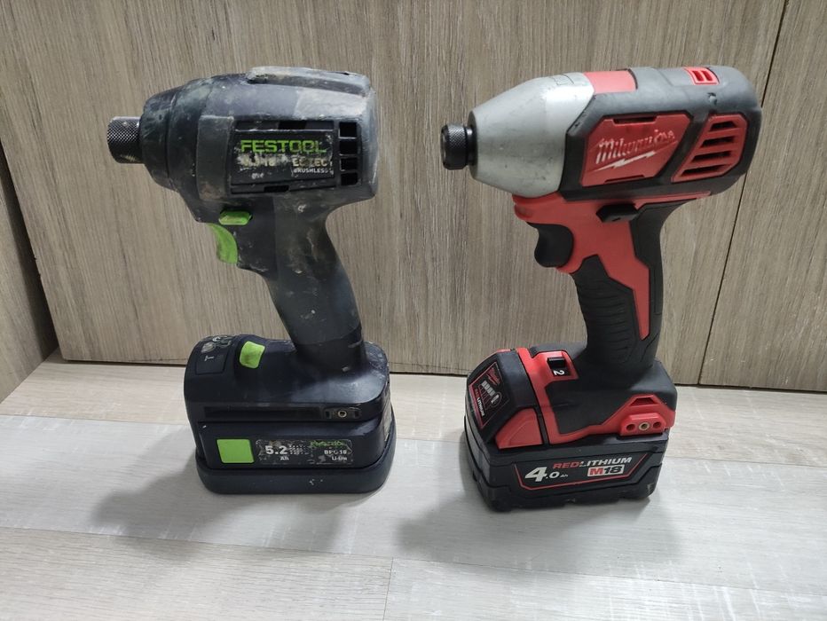 Autofiletanta impact bit Festool TID 18 Milwaukee M18 BID