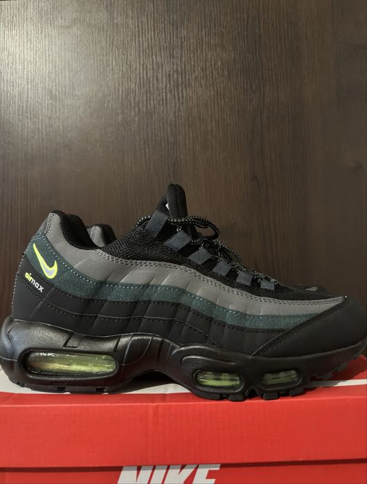 Nike Air Max 95 Retro Logo Black/Grey Volt - 40 41,42,43,44,45,46