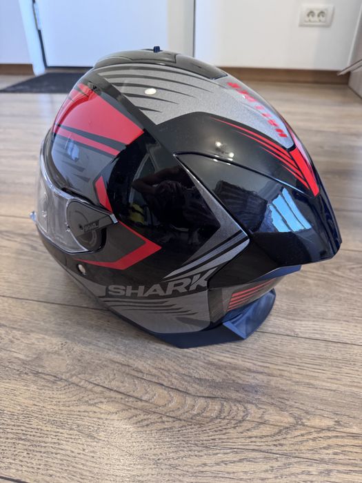 Casca Shark marimea M noua model Pinlock Max Vision cu lumini USB