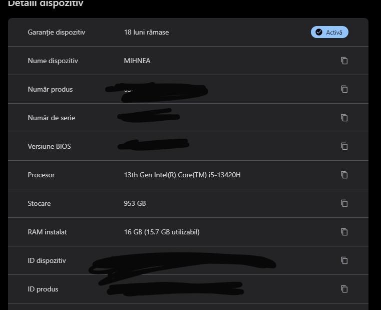 Laptop Lenovo IdeaPad Slim 5i 14IRH10 – Ca nou, 18 luni garanție