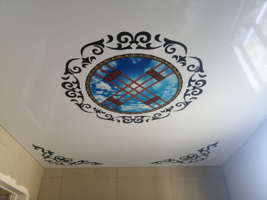 Натяжные потолки.