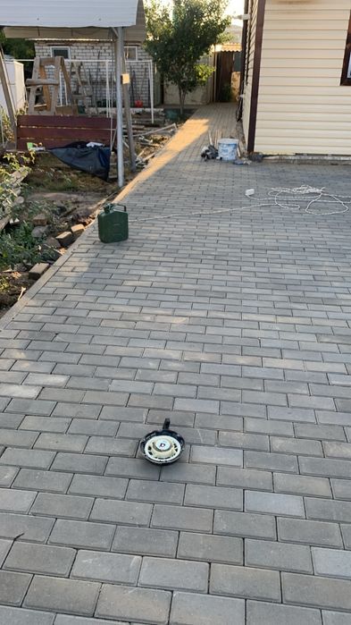 Укладка брусчатки