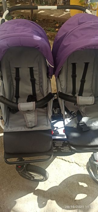 Количка за близнаци Mikado Twin 2в1...