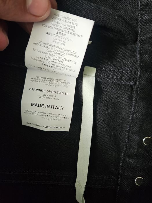 Geaca de blugi originala Off-withe