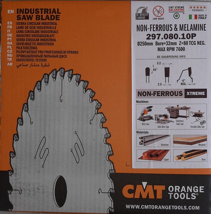 pânză de ferăstrău circular industrial CMT,