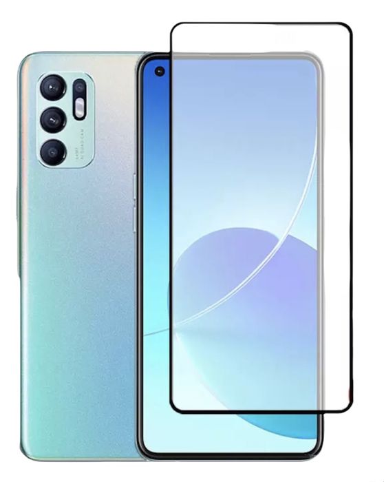 Folie sticla 20D FULL GLUE pt. Oppo Reno6 5G / Oppo Reno 6 5G