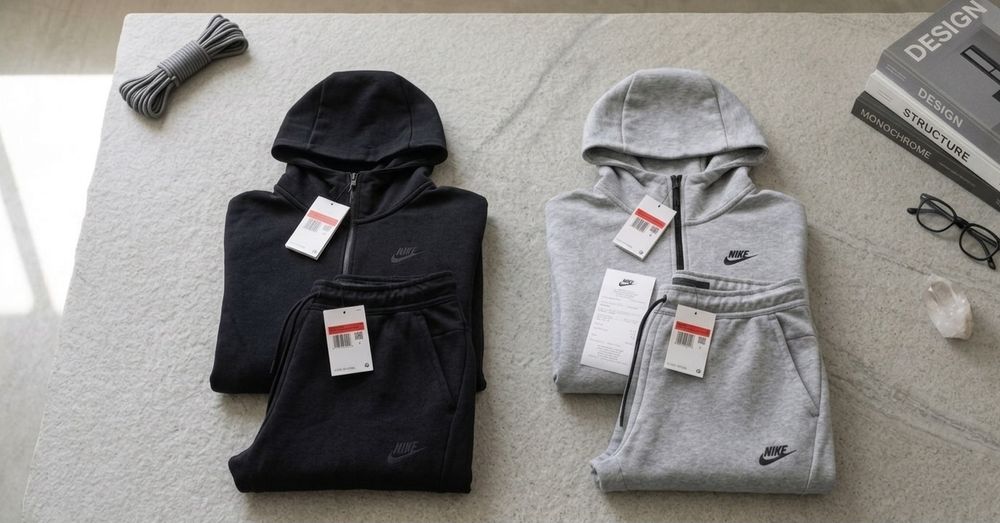 Nike Tech Fleece Gen 2 (Сив L, Черен L) – 70€