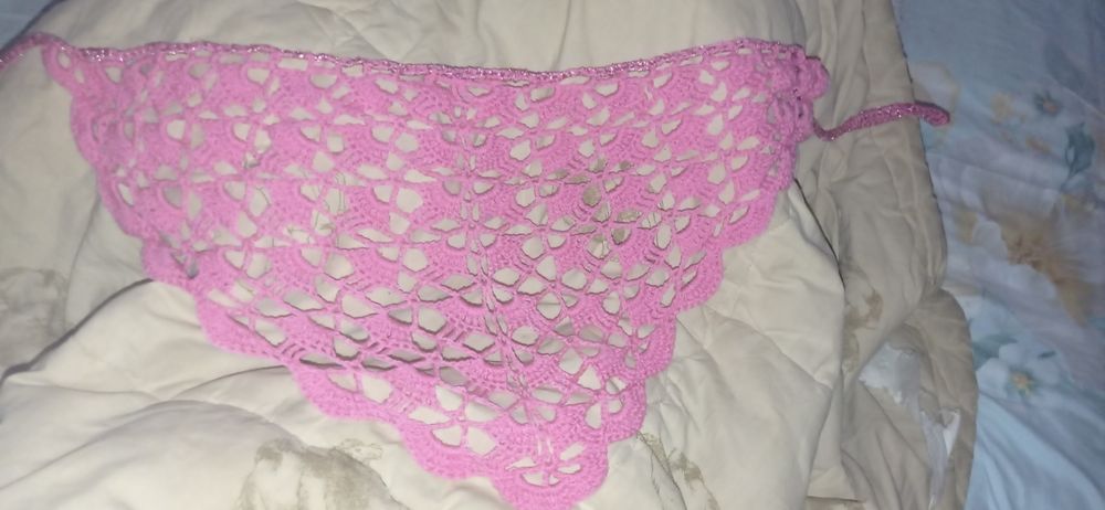 косынки вязанки, разных цветов