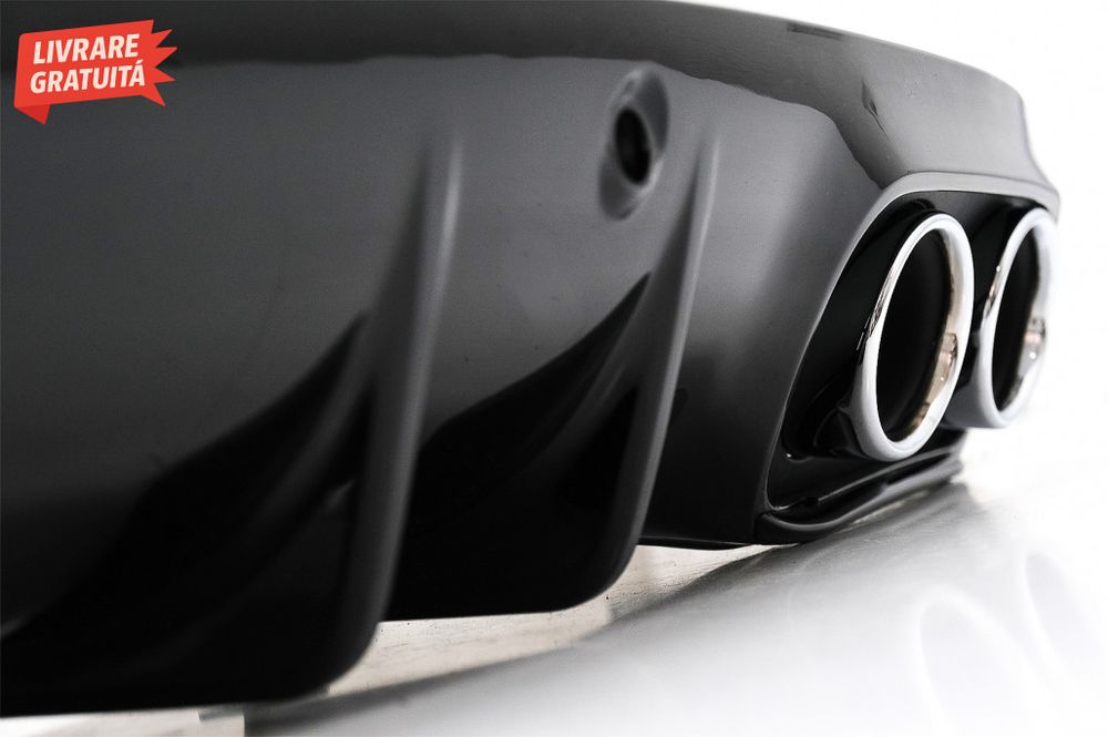 Difuzor Bara Spate Evacuare Dubla si Tobe Ornament Mercedes C-Class C2