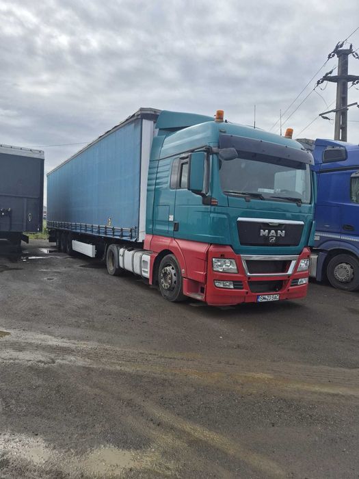 Vand ansamblu MAN TGX cu semiremorca Krone MEGA