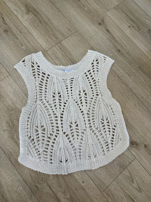 Брюки белые лето  и топ Zara