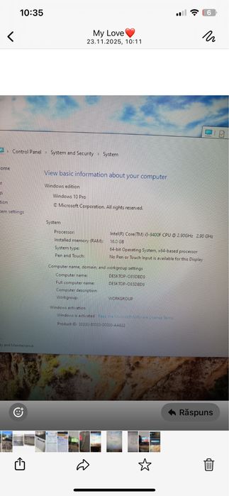 Pc  Sistem Gaming  calculator i5 9400f caNou Monitor AOC 1ms raspuns