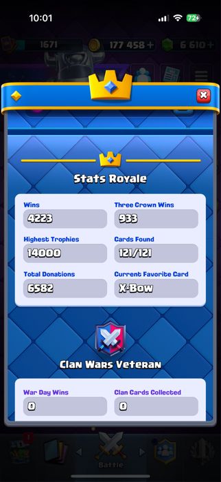 ТОП АККАУНТ Clash Royale арбалет 16 лвл