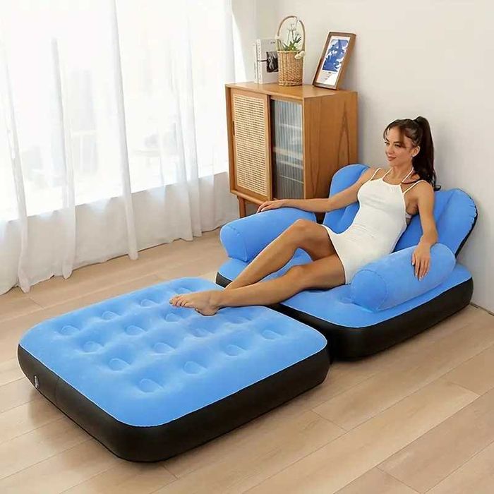 Надуваем фотьойл 5 в 1 SuperSofa Съюзник за Комфорт и Удобство