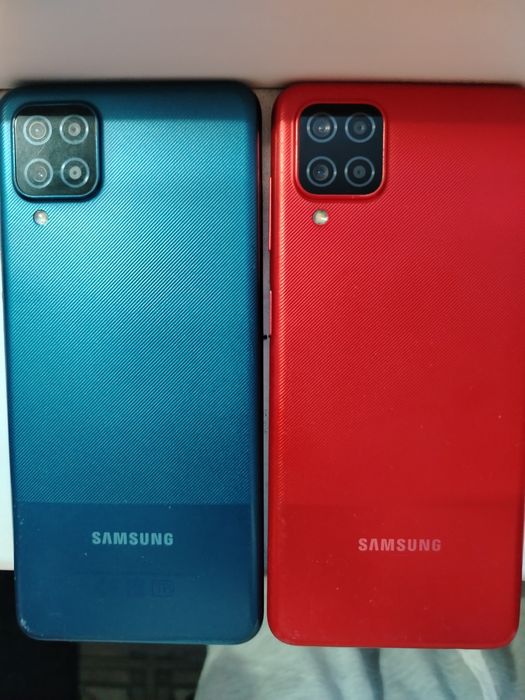 Samsung A12 Red blue